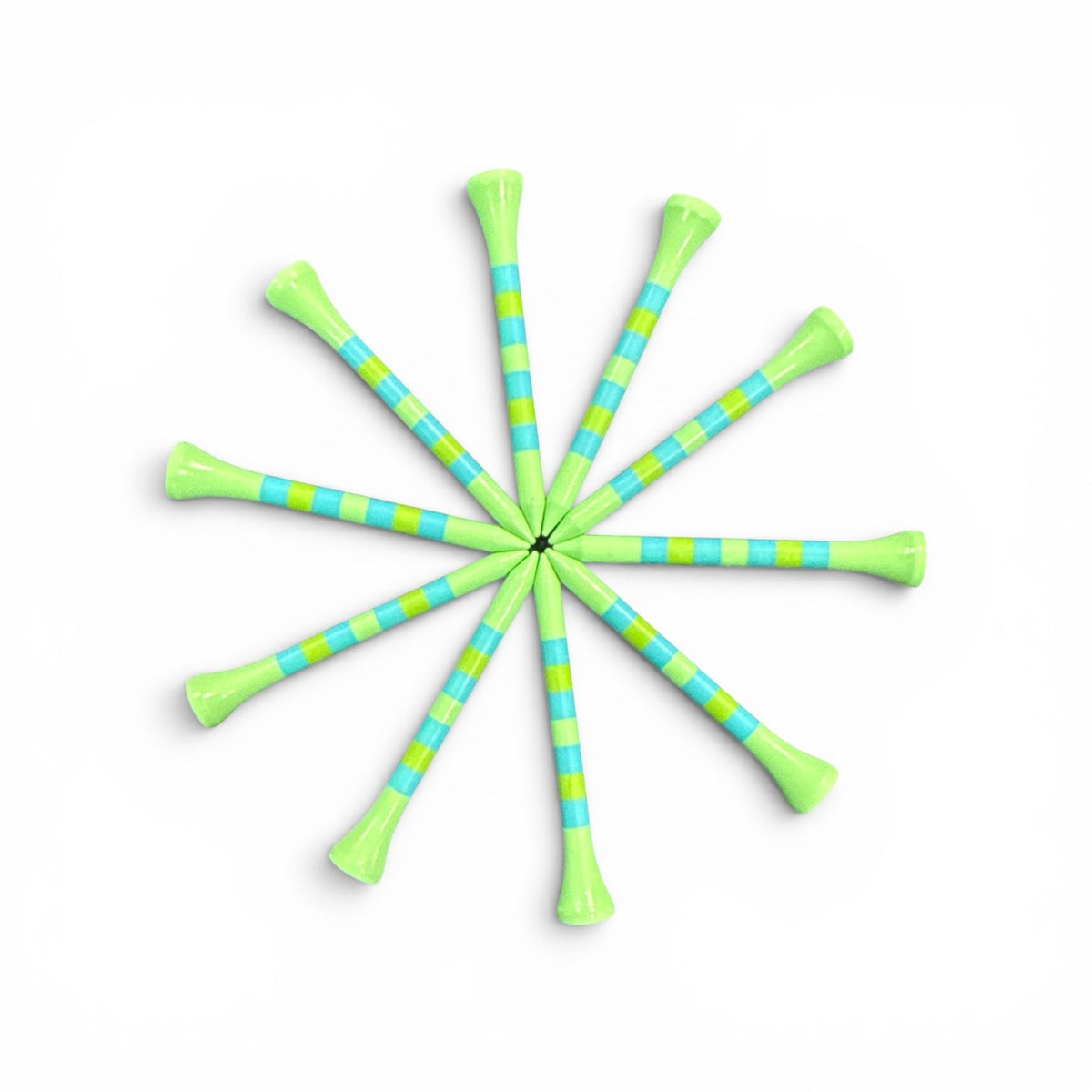 Minty Fresh Premium Wooden Golf Tees | 2 3/4” Standard Size | 45 Pack Set | Durable Painted Wood Tees | Unique Designs