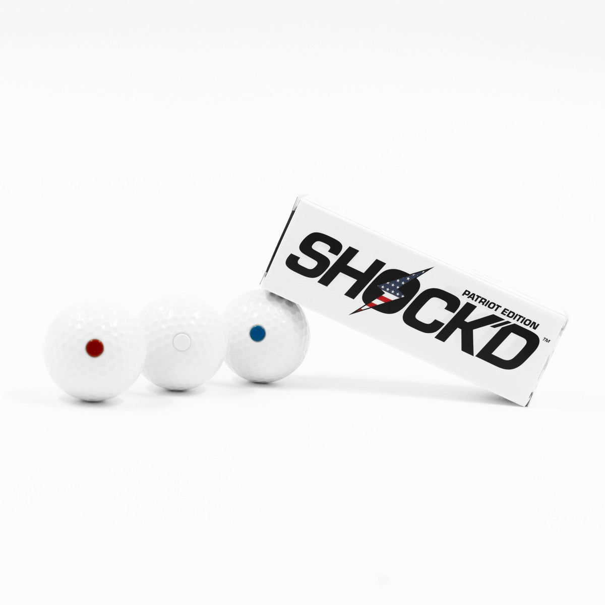 SHOCK'D Golf Balls - Patriot Edition