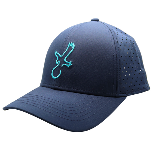 Navy/Teal Eagle Performance Hat