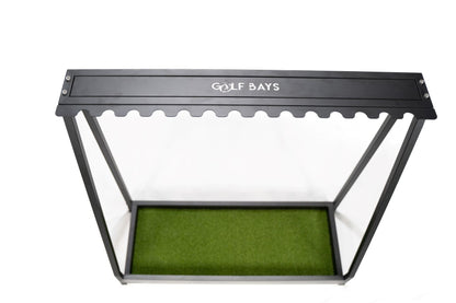 GolfBays Golf Club Storage Rack, Holds 14 Clubs, Indoor Equipment Storage Shelf