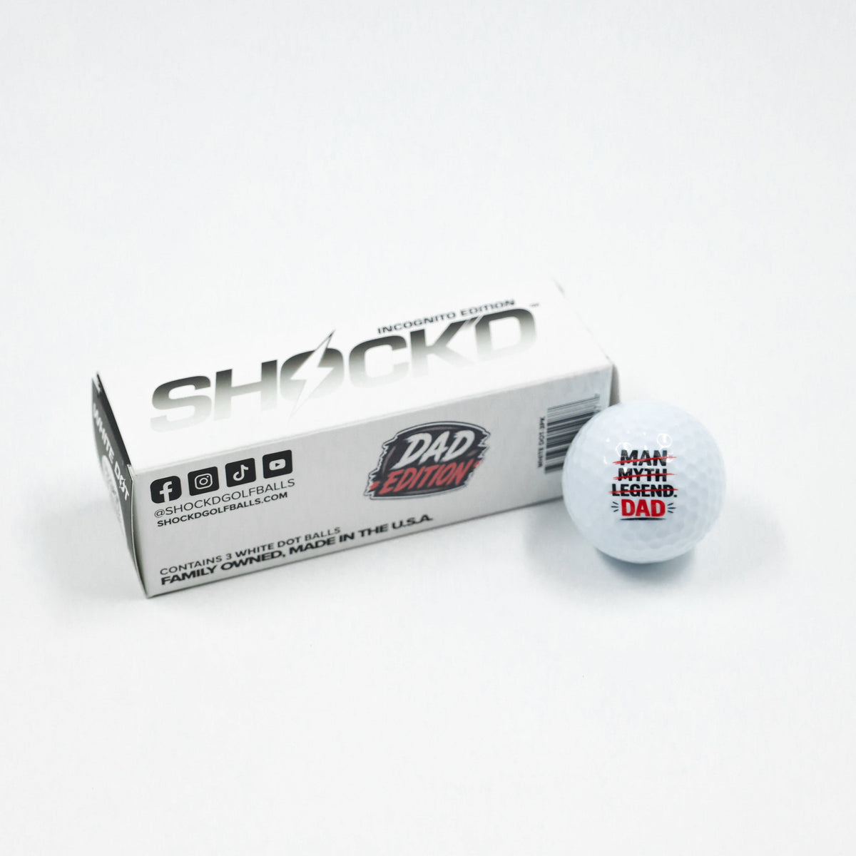 SHOCK'D Prank Golf Balls