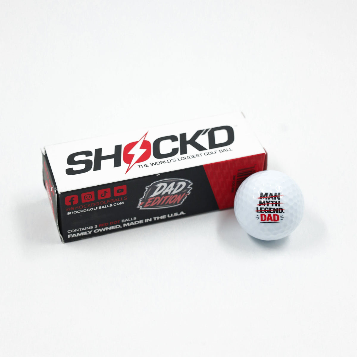 SHOCK'D Prank Golf Balls