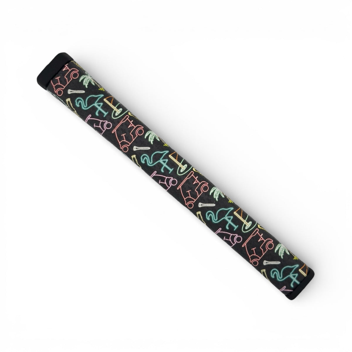Miami Slice Putter Grip | 2.0 Pistol Grip | Premium PU Material | Soft Tacky Feel | Golf Putter Grip – Neon Slice Design
