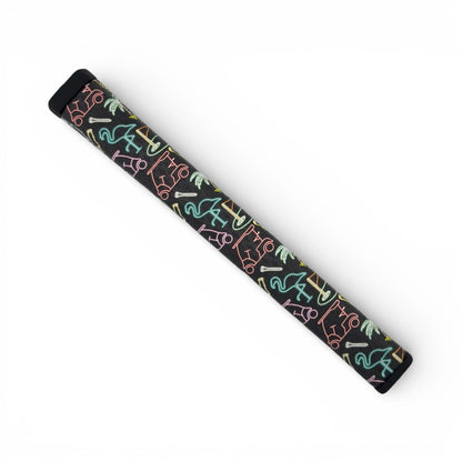 Miami Slice Putter Grip | 2.0 Pistol Grip | Premium PU Material | Soft Tacky Feel | Golf Putter Grip – Neon Slice Design