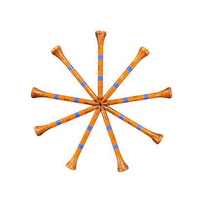 Autumn Premium Wooden Golf Tees | 2 3/4” Standard Size | 45 Pack Set | Durable Painted Wood Tees | Unique Designs