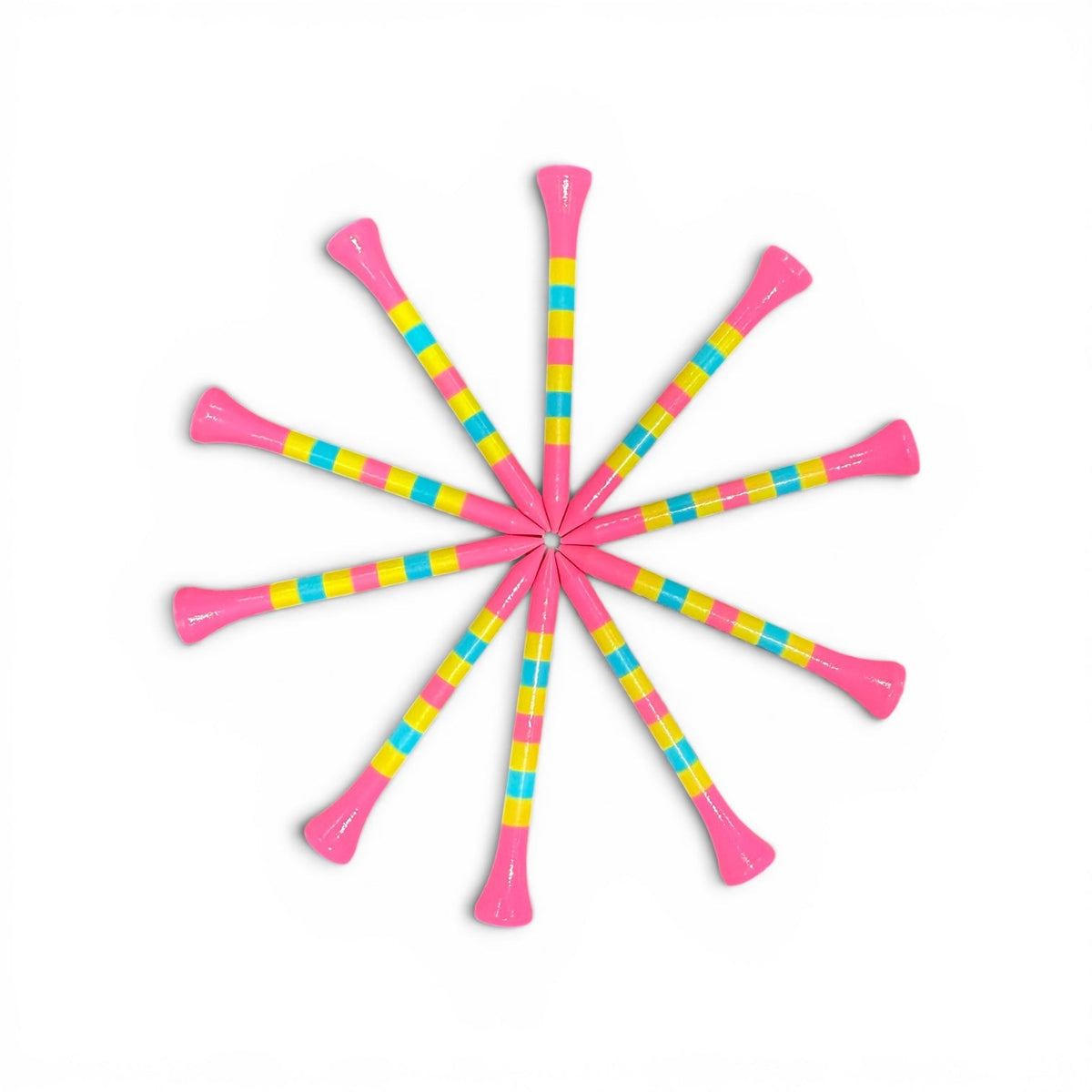 Pink Lemonade Premium Wooden Golf Tees | 2 3/4” Standard Size | 45 Pack Set | Durable Painted Wood Tees | Unique Designs