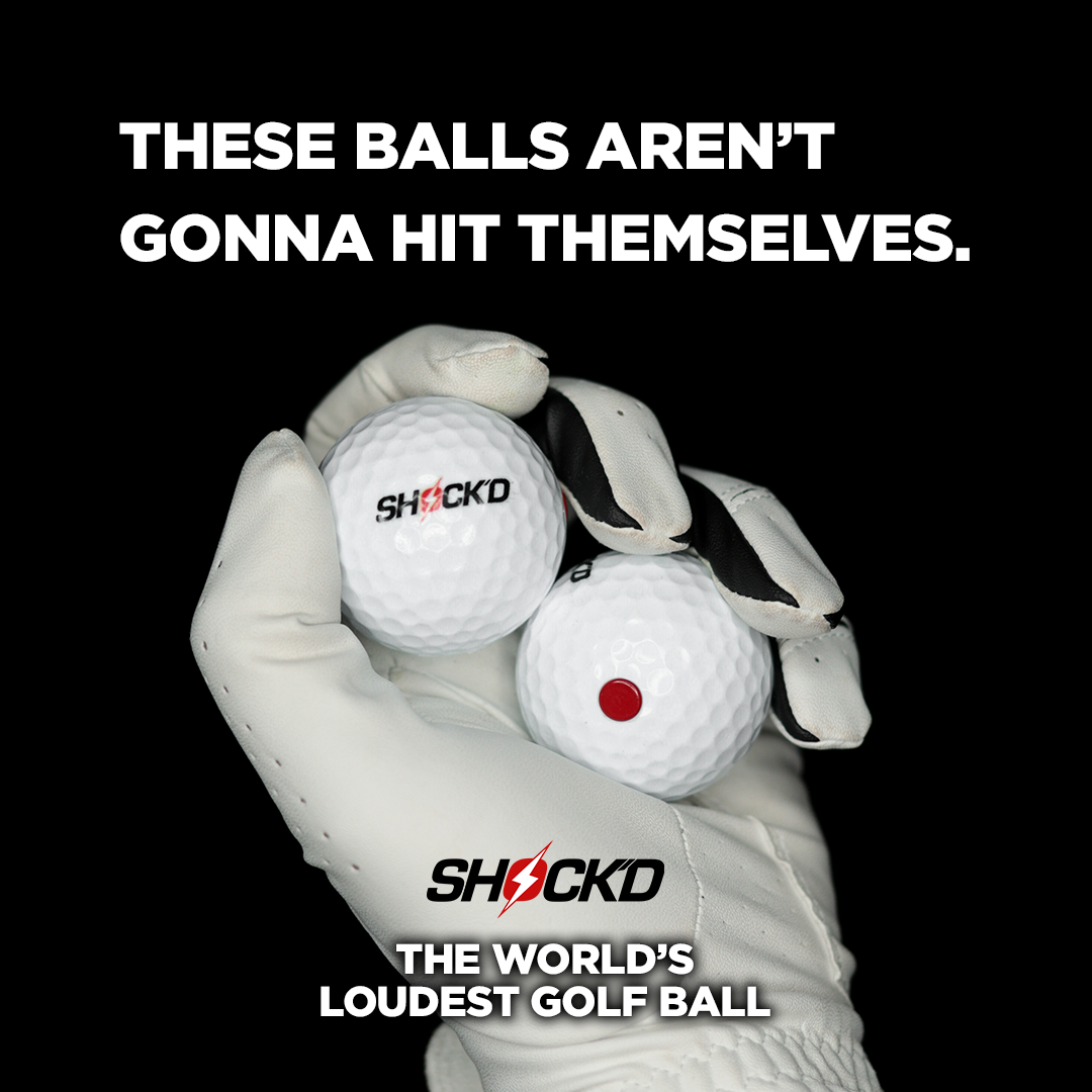 SHOCK'D Prank Golf Balls